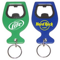 Wine Cup Shape Bottle Opener with Key Ring